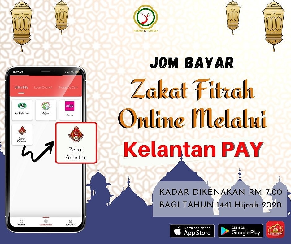 Kelantan online zakat fitrah